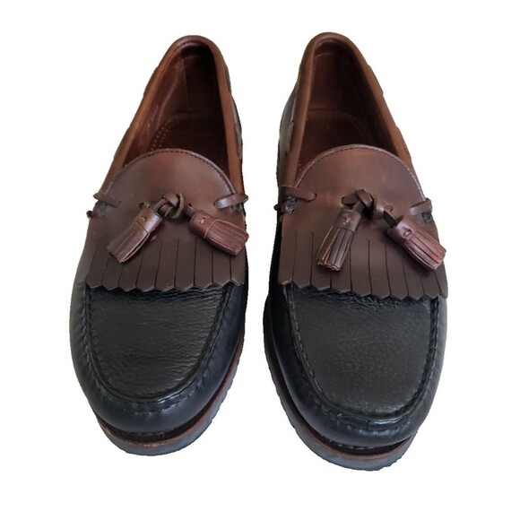 Allen Edmonds Loafers Men’s Size 11 D Nashua Tassel Brown Black Pebble Leather main image 12